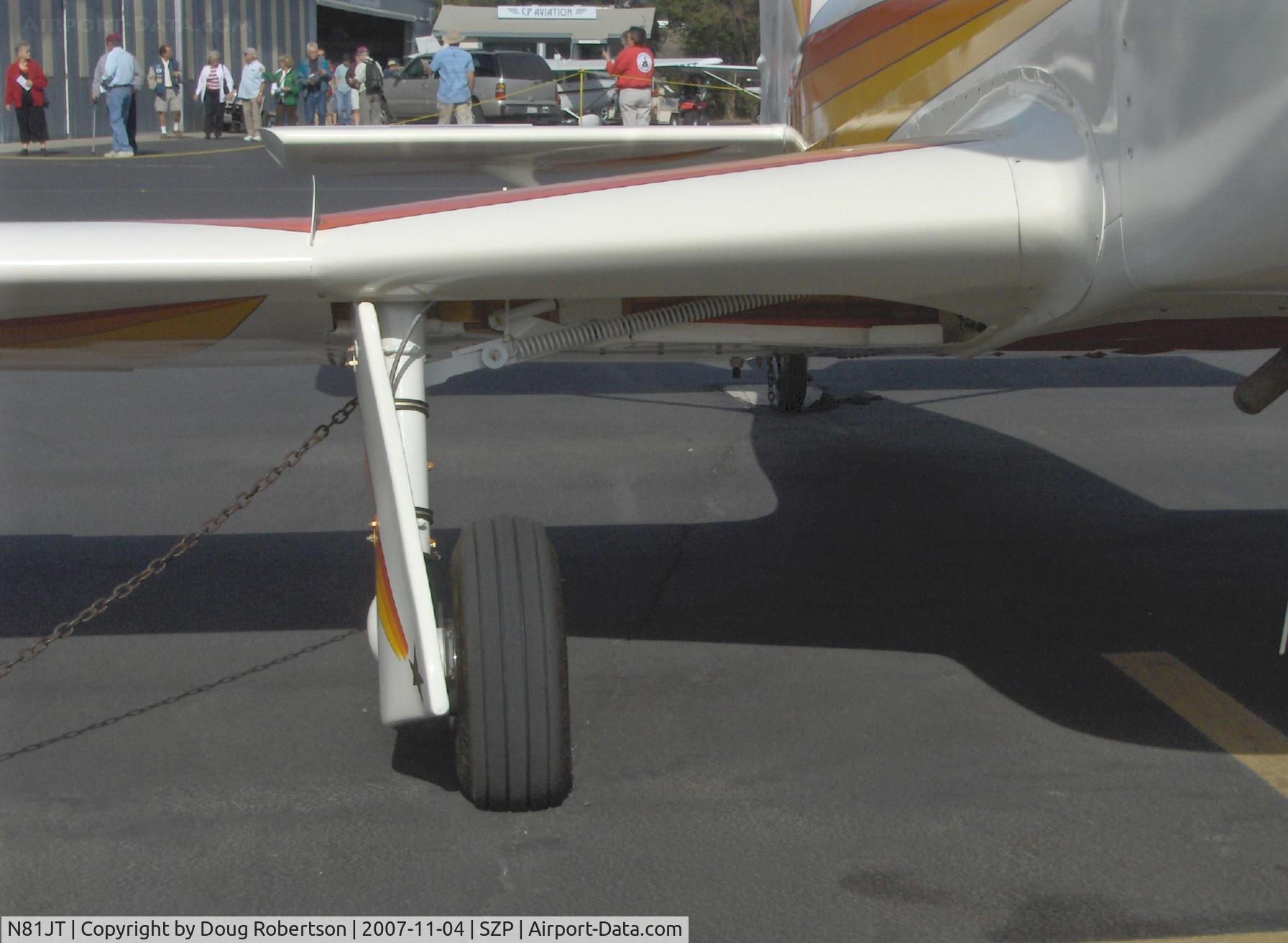N81JT, 1982 Jurca MJ-5 Sirocco C/N 50, 1982 Tumilowicz MJ-5 SIROCCO, Lycoming A&C IO-360 220 Hp, plans-built with optional retractible landing gear