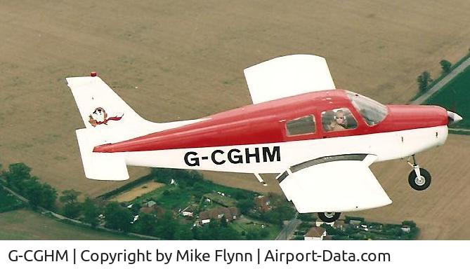 G-CGHM, 1974 Piper PA-28-140 Cherokee Cruiser C/N 28-7425143, Over Norfolk