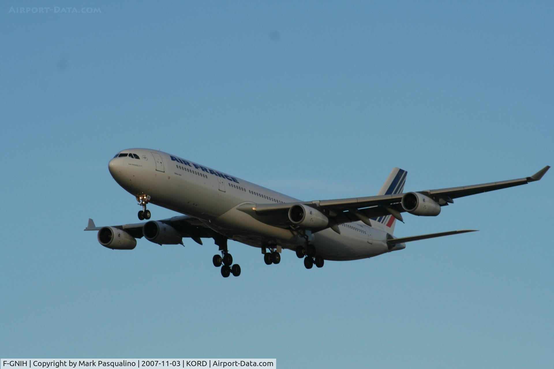 F-GNIH, 2000 Airbus A340-313X C/N 373, Airbus A340-300