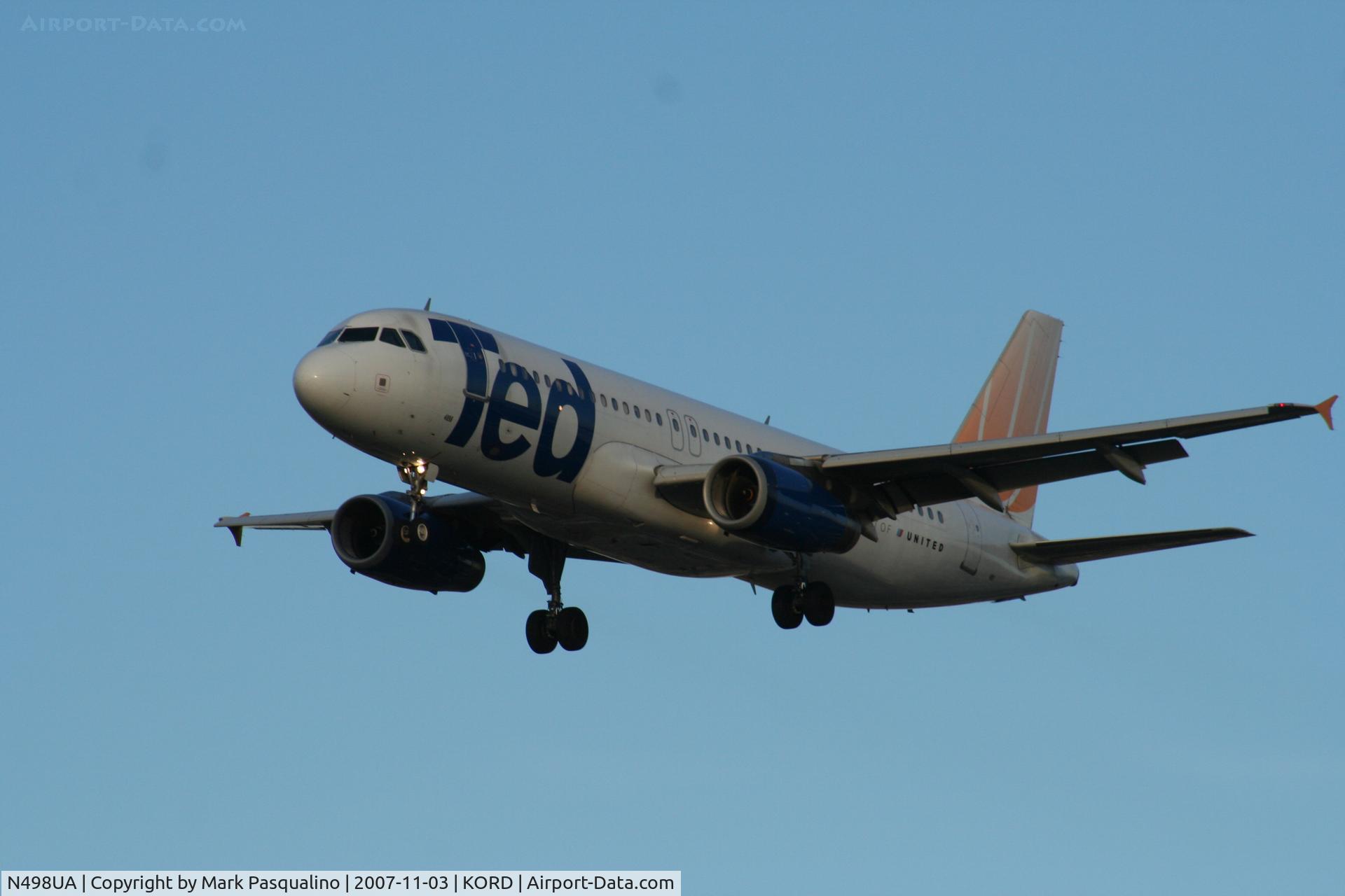 N498UA, 2002 Airbus A320-232 C/N 1865, Airbus A320