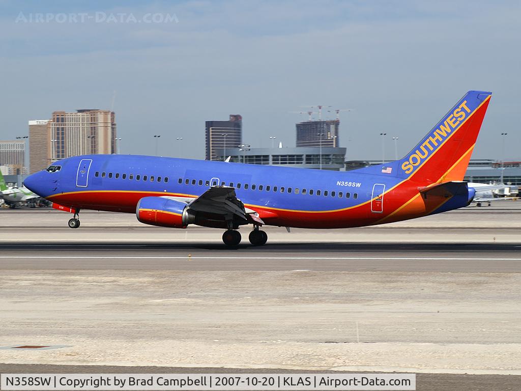 N358SW, 1992 Boeing 737-3H4 C/N 26595, Southwest Airlines / 1992 Boeing 737-3H4