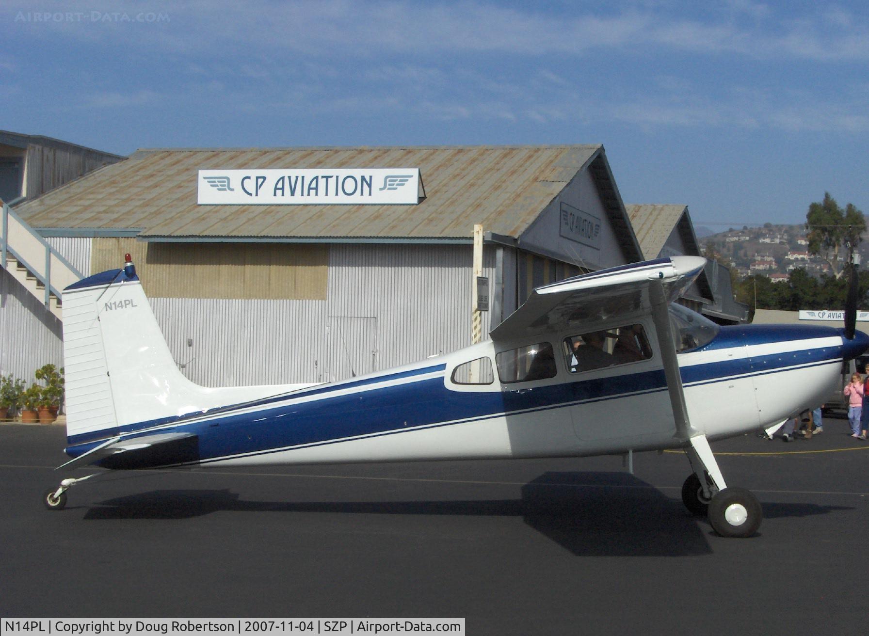 N14PL, 1966 Cessna 180H Skywagon C/N 18051711, 1966 Cessna 180H, Continental O-470 230 Hp, taxi