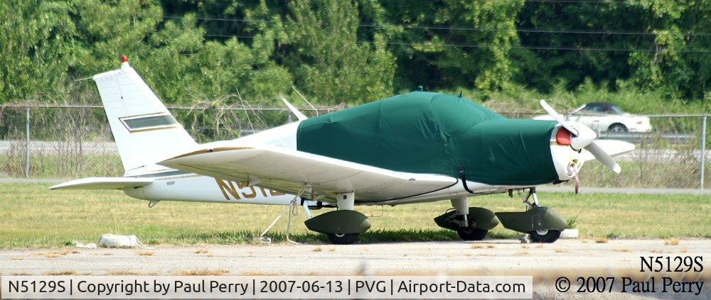 N5129S, 1971 Piper PA-28-140 C/N 28-7125600, Still covered, but up near the Aerodyne hangar now.  Awaiting work?
