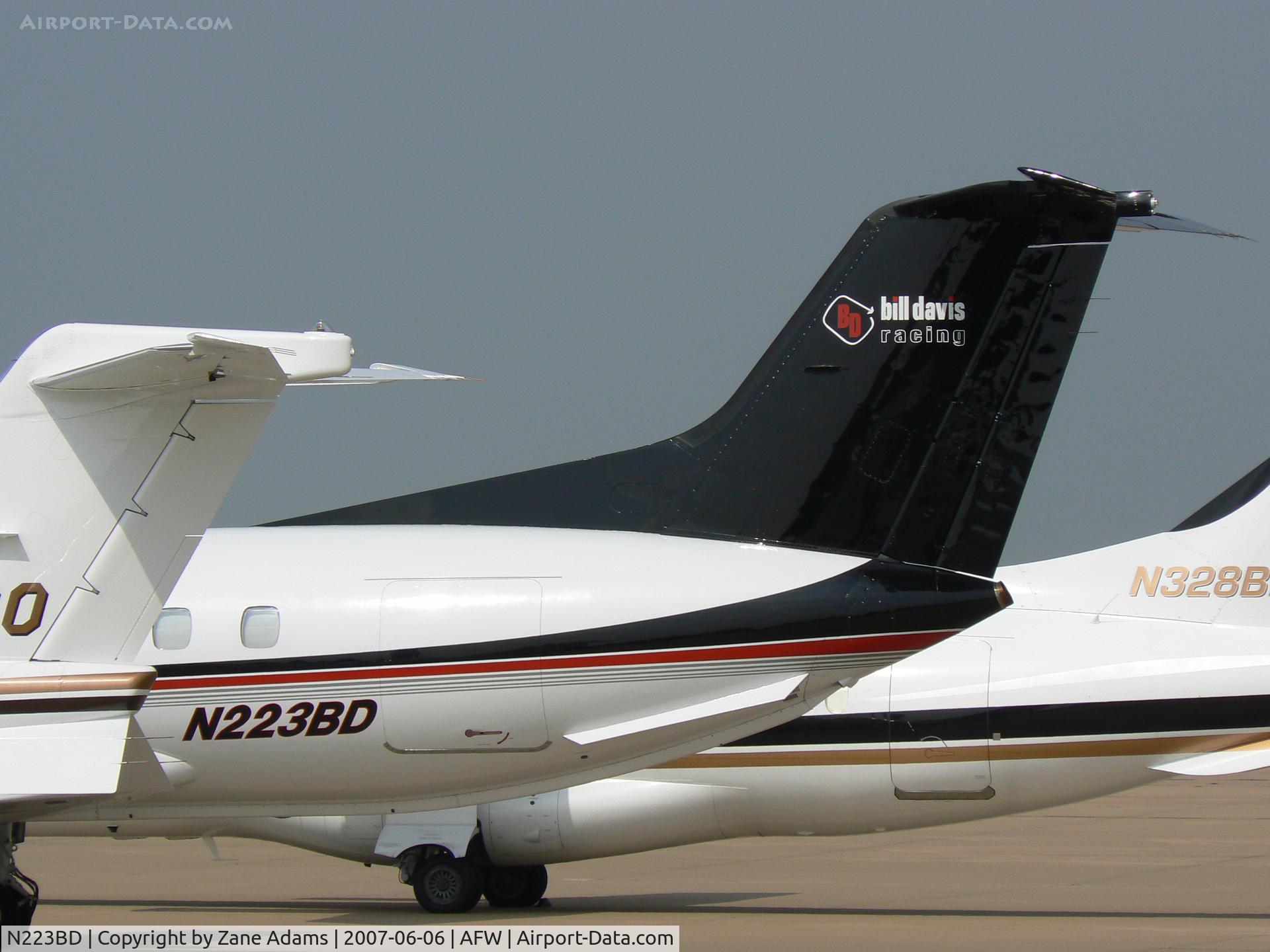 N223BD, 1994 Embraer EMB-120 Brasilia C/N 120.260, Bill Davis Racing - On the ramp at Alliance - in town for the NASCAR Truck race