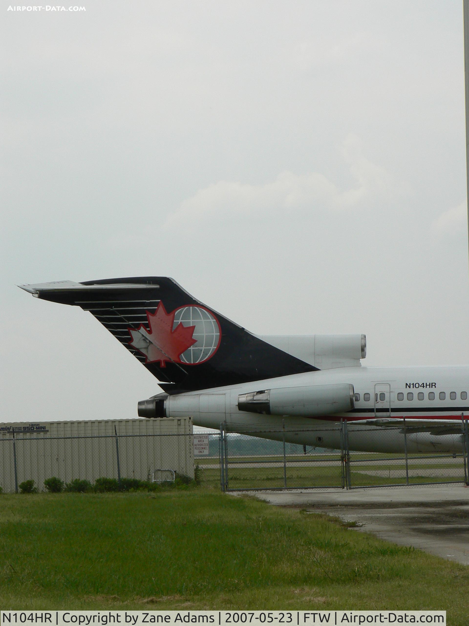N104HR, 1979 Boeing 727-223 C/N 21525, At Phazar maintainence shop