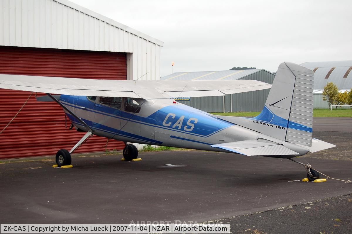 ZK-CAS, Cessna 180A C/N 32959, At Ardmore Aerodrome