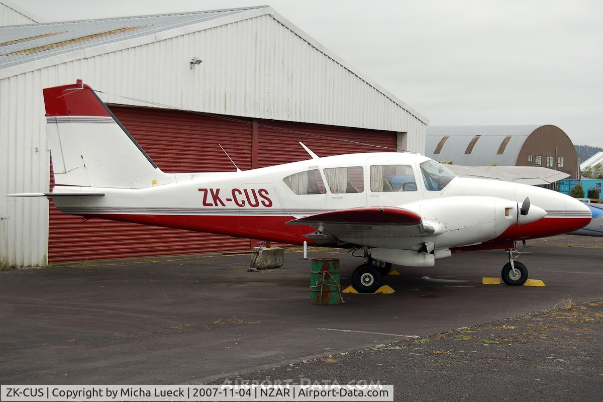 ZK-CUS, Piper PA-23-250 C/N 27-4499, At Ardmore Aerodrome