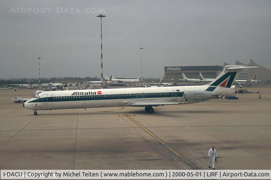 I-DACU, 1991 McDonnell Douglas MD-82 (DC-9-82) C/N 53055/1857, Alitalia flight