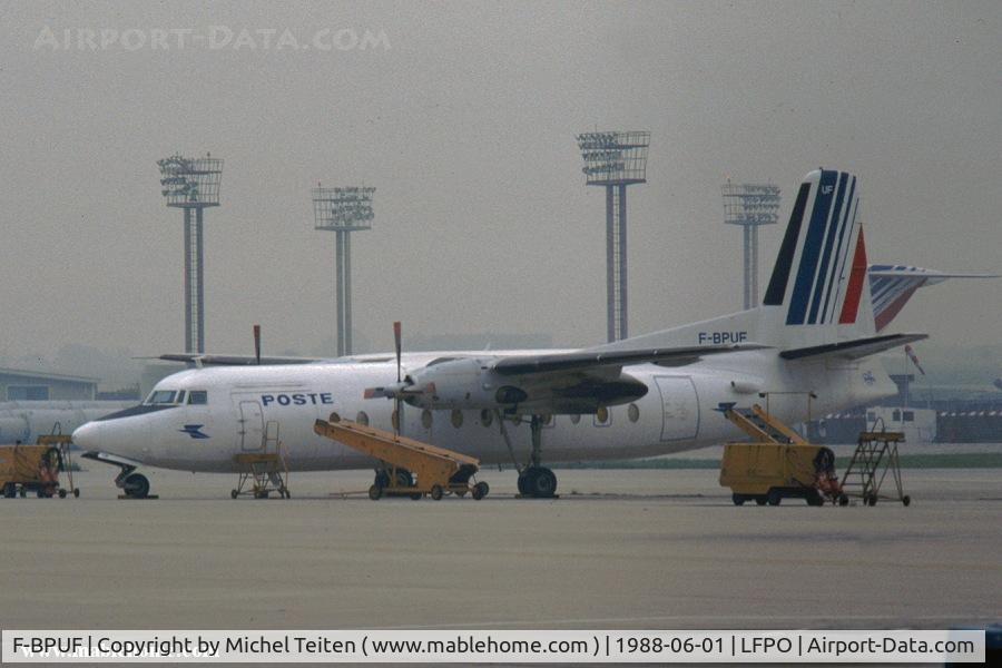 F-BPUF, 1968 Fokker F-27-500 Friendship C/N 10378, Air France postal service