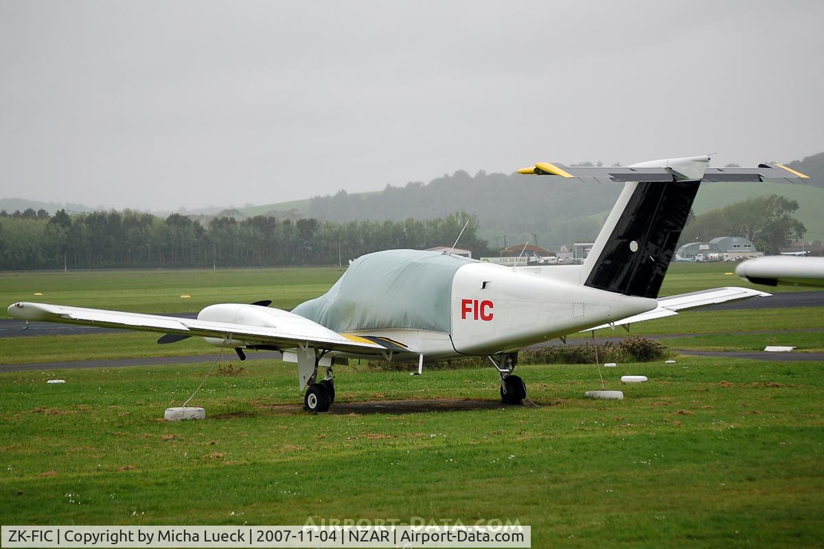 ZK-FIC, Beech 76 Duchess C/N ME-151, At Ardmore Aerodrome