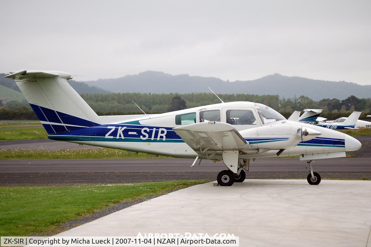 ZK-SIR, Beech 76 Duchess C/N ME-222, At Ardmore Aerodrome