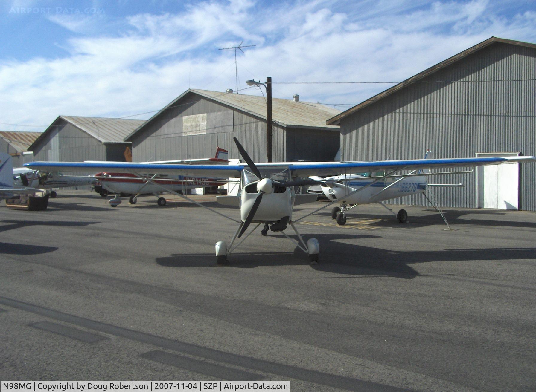 N98MG, 1997 Avid Flyer Mark IV C/N 678, 1997 Gonzalez AVID Mk4, Bombardier Rotax engine, three blade prop