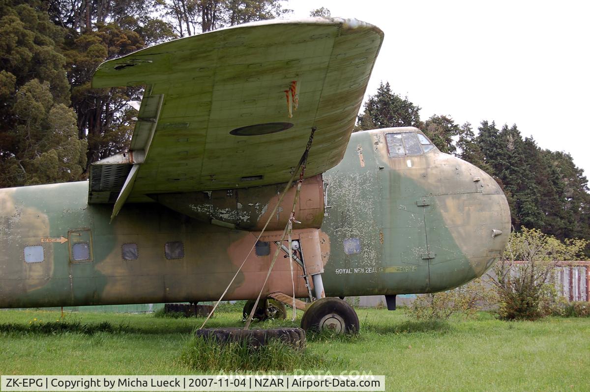 ZK-EPG, Bristol 170 Freighter Mk.31M C/N 13135, Stored at Ardmore