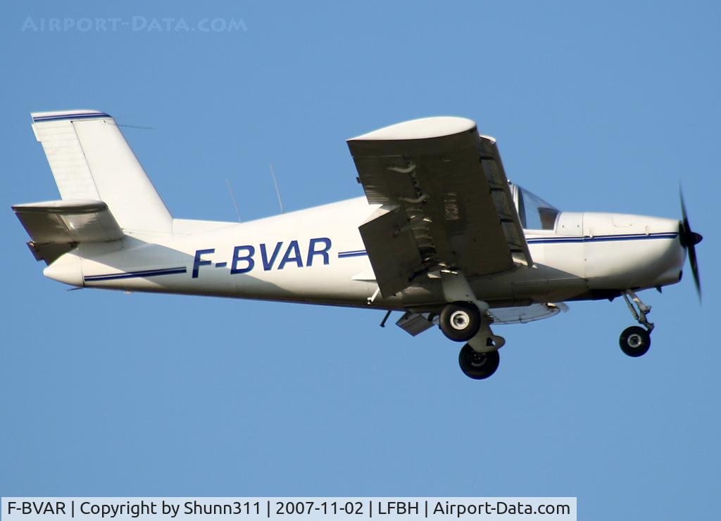 F-BVAR, Socata MS-880B Rallye Club C/N 2461, Landing rwy 10