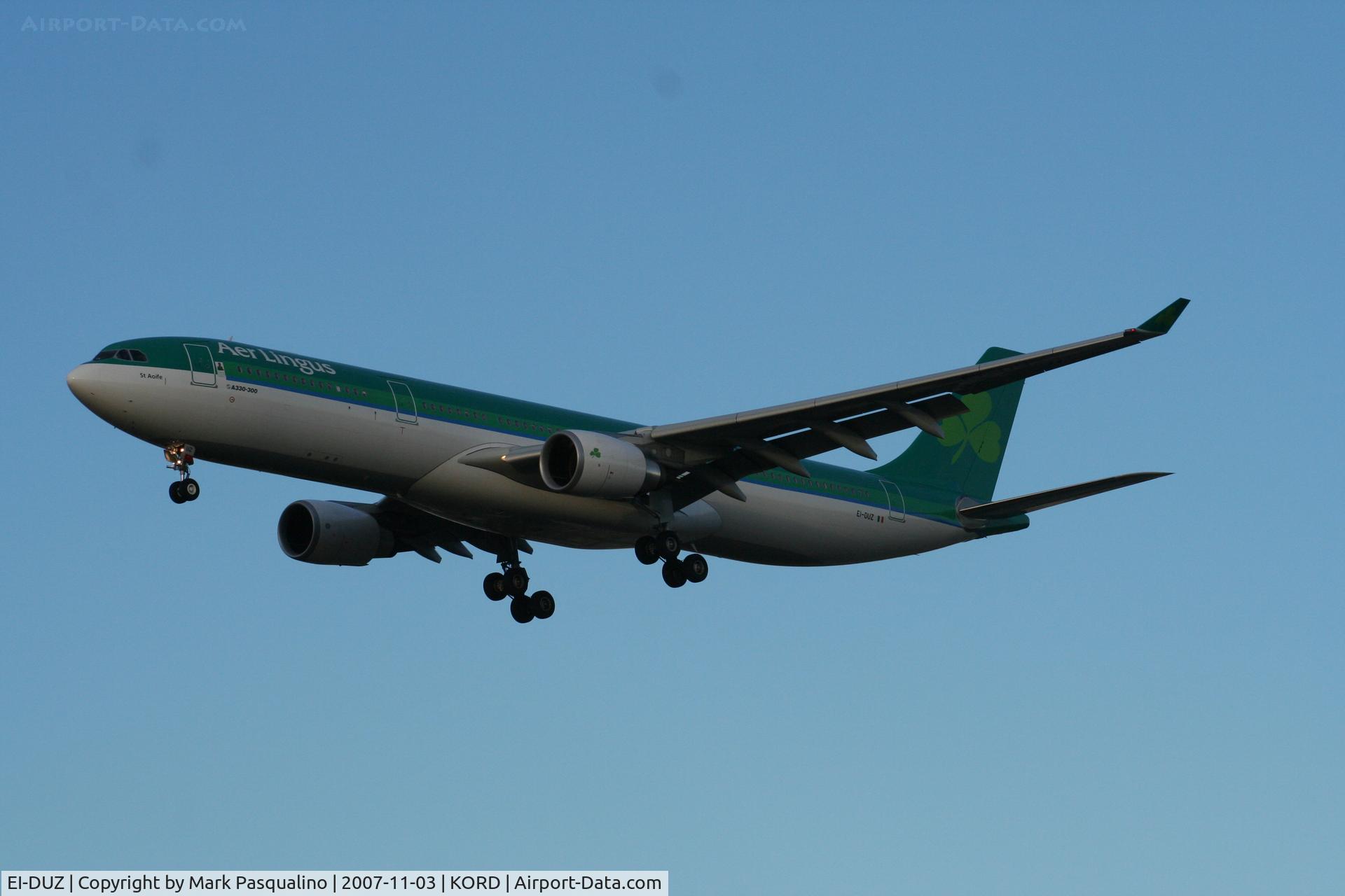 EI-DUZ, 2007 Airbus A330-302 C/N 847, Airbus A330-300