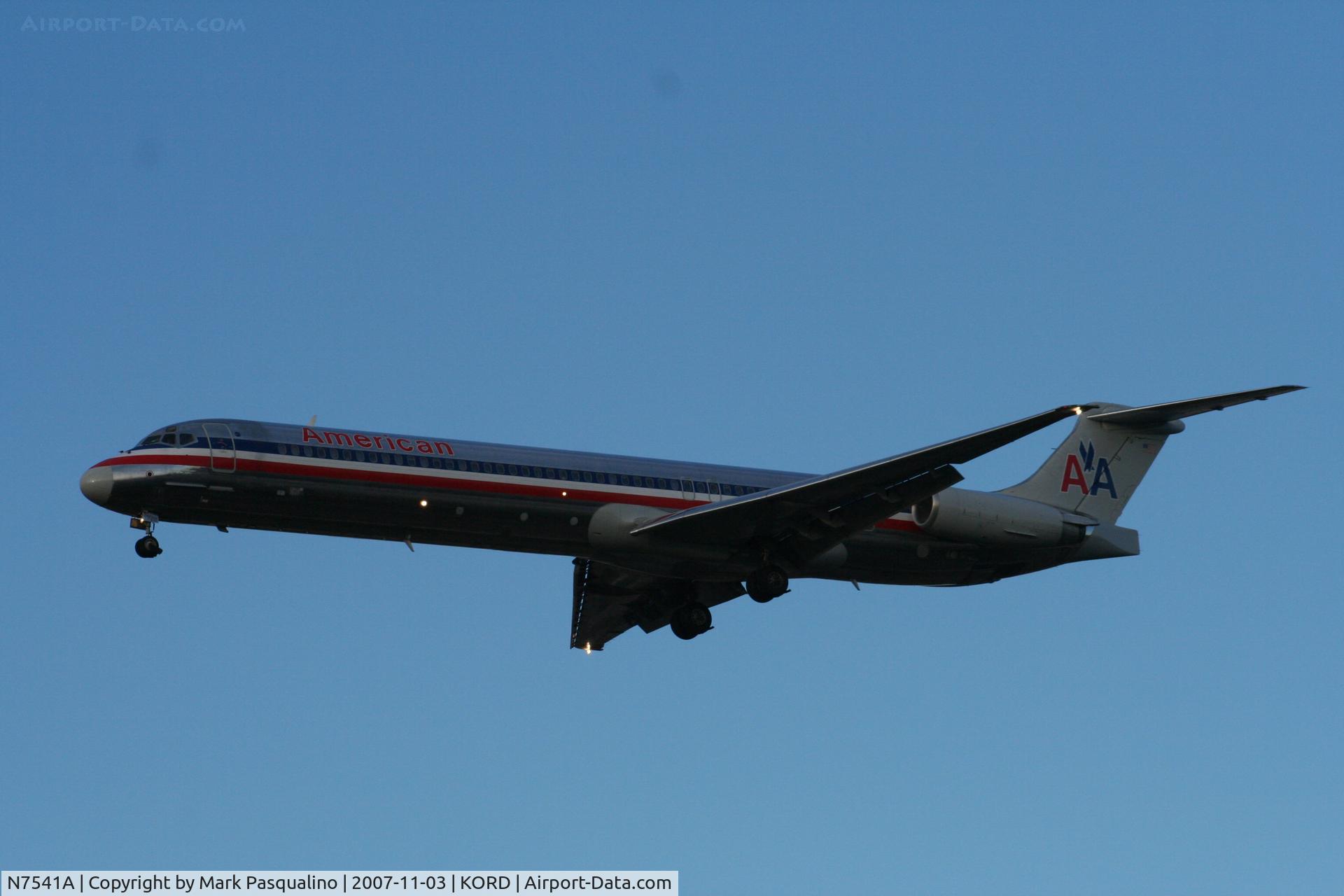 N7541A, 1990 McDonnell Douglas MD-82 (DC-9-82) C/N 49995, MD-82