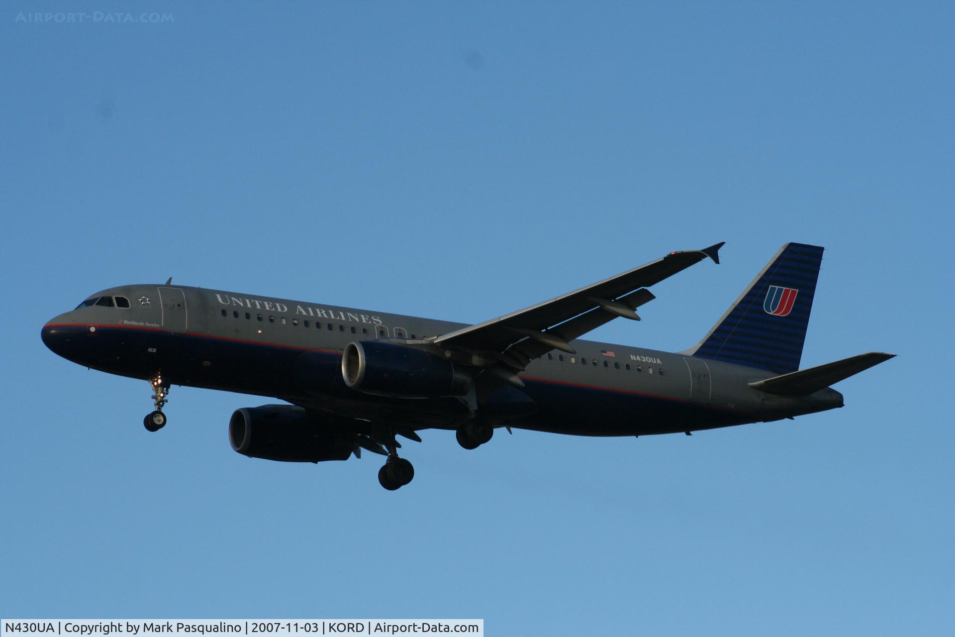 N430UA, 1996 Airbus A320-232 C/N 568, Airbus A320