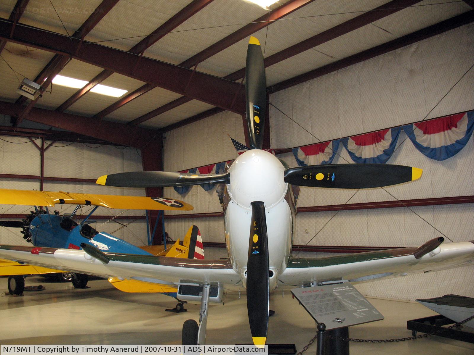 N719MT, 1944 Supermarine 359 Spitfire LF.VIIIc C/N 6S/479770, Cavanaugh Flight Museum