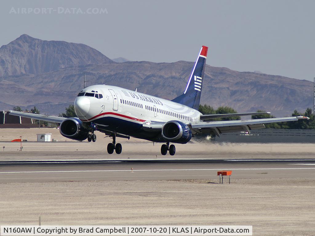 N160AW, 1988 Boeing 737-3G7 C/N 23782, US Airways / 1988 Boeing 737-3G7