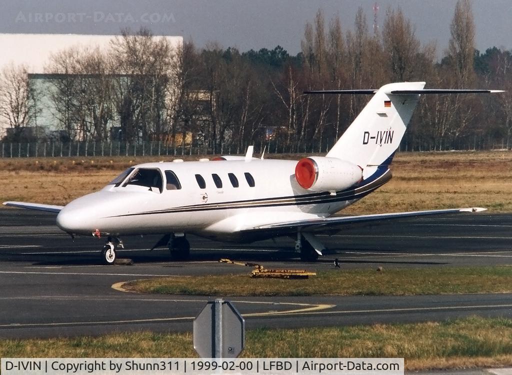 D-IVIN, 1997 Cessna 525 CitationJet C/N 525-0188, Parked at the General Aviation apron