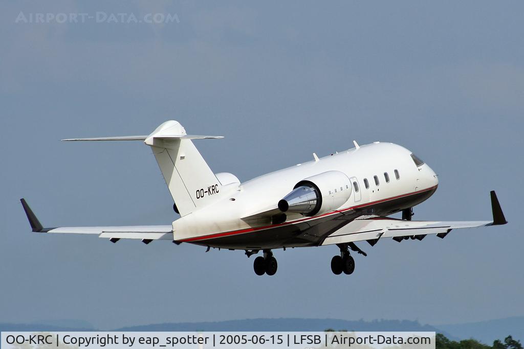 OO-KRC, 2005 Bombardier Challenger 604 (CL-600-2B16) C/N 5577, in the air