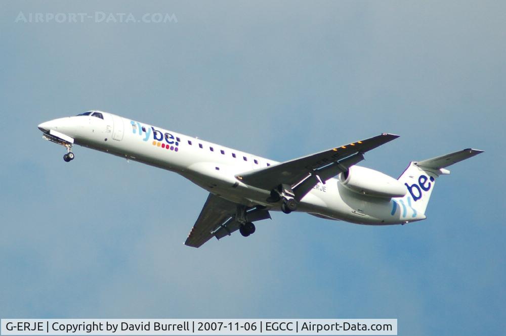 G-ERJE, 2000 Embraer EMB-145EP (ERJ-145EP) C/N 145315, Flybe - Landing