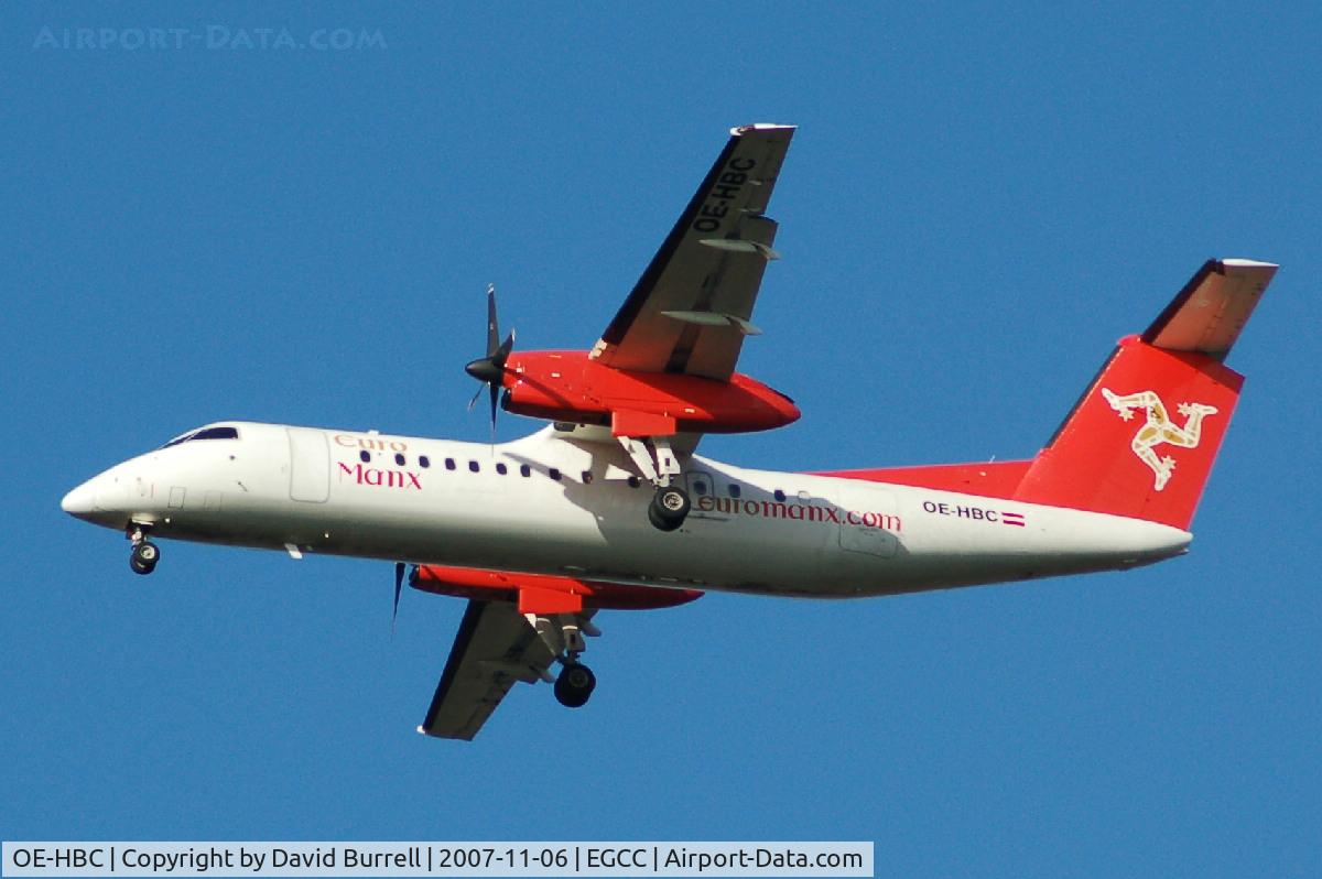 OE-HBC, 1999 De Havilland Canada DHC-8-311 Dash 8 C/N 533, Euromanx - Landing