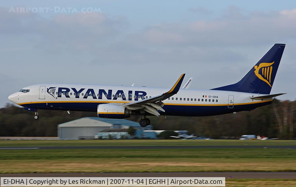 EI-DHA, 2005 Boeing 737-8AS C/N 33571, Ryanair Boeing 737