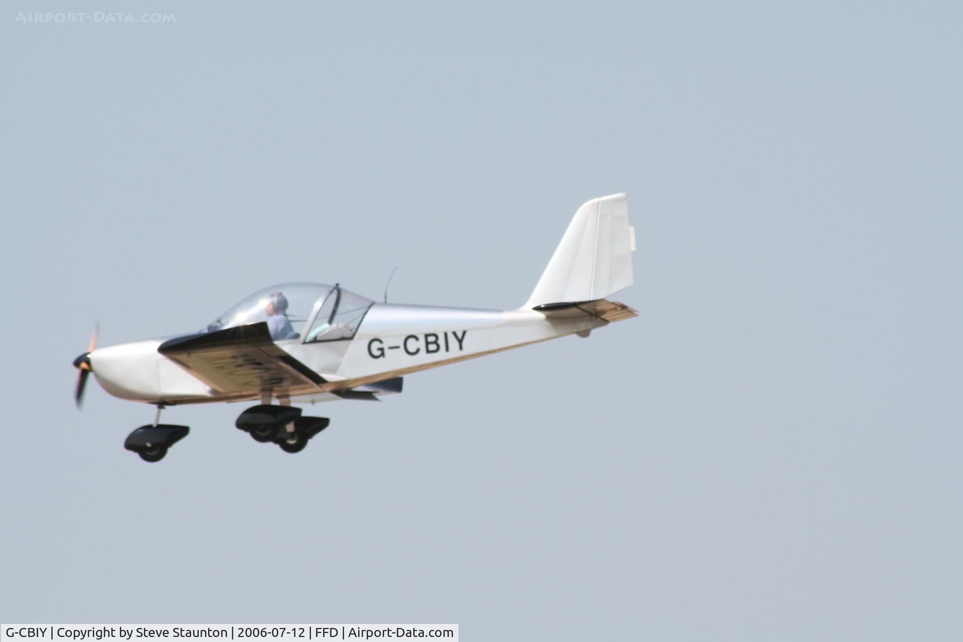 G-CBIY, 2002 Aerotechnik EV-97 Eurostar C/N PFA 315-13846, Royal International Air Tattoo 2006
