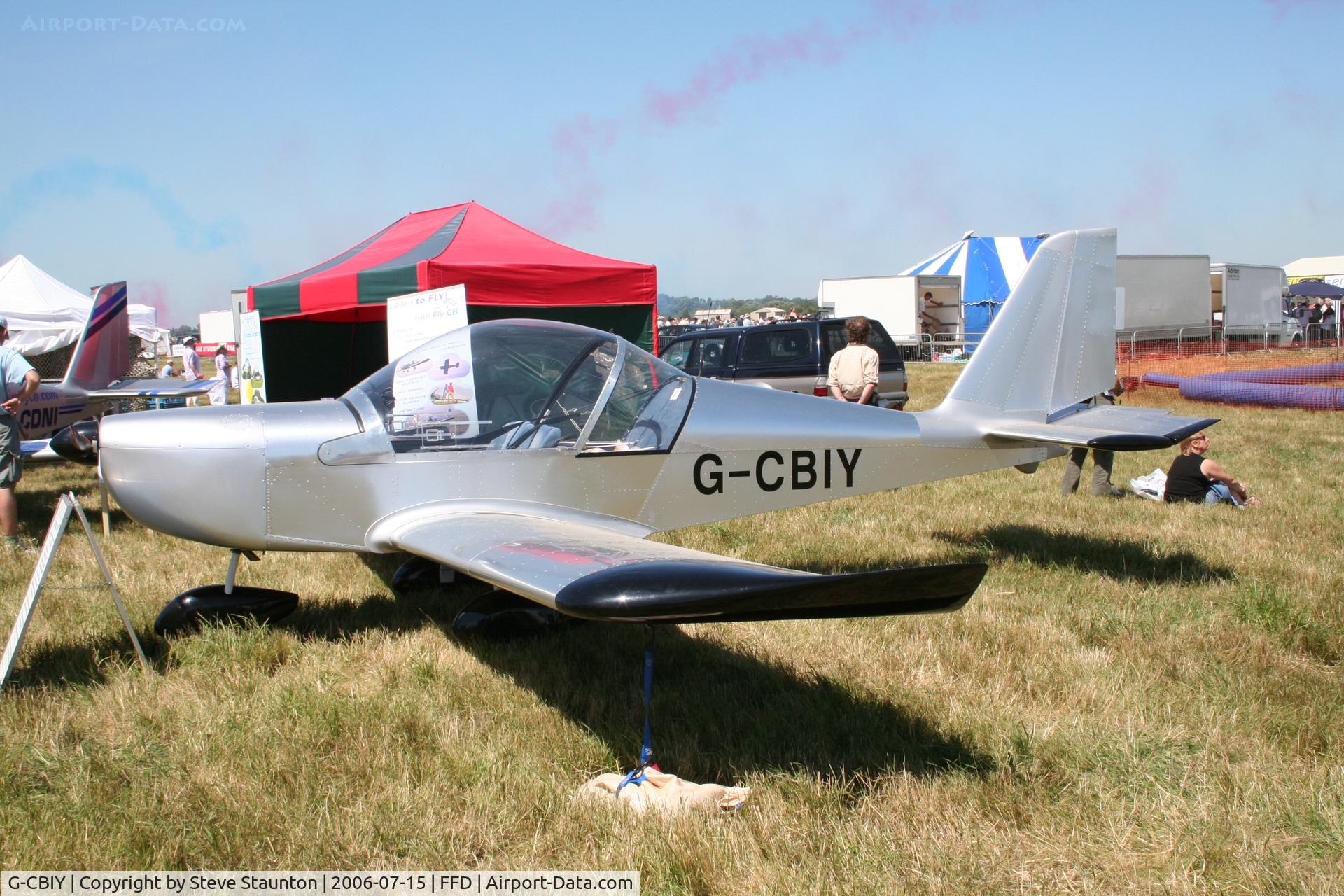 G-CBIY, 2002 Aerotechnik EV-97 Eurostar C/N PFA 315-13846, Royal International Air Tattoo 2006