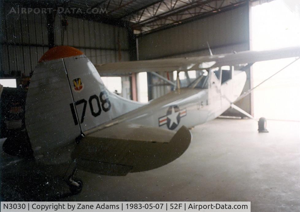 N3030, 1951 Cessna L-19A (305A) Bird Dog C/N 21382, Cessna 0-1 Birddog
