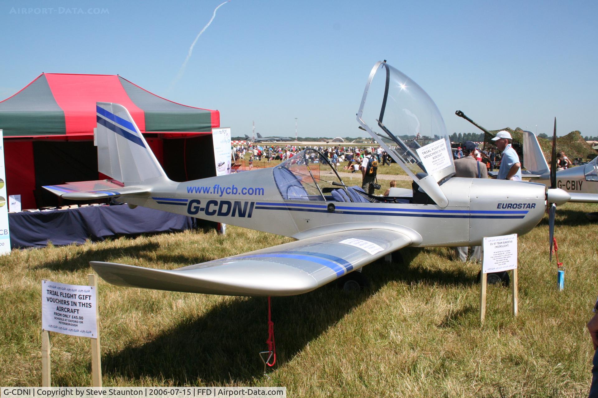 G-CDNI, 2005 Cosmik EV-97 TeamEurostar UK C/N 2321, Royal International Air Tattoo 2006