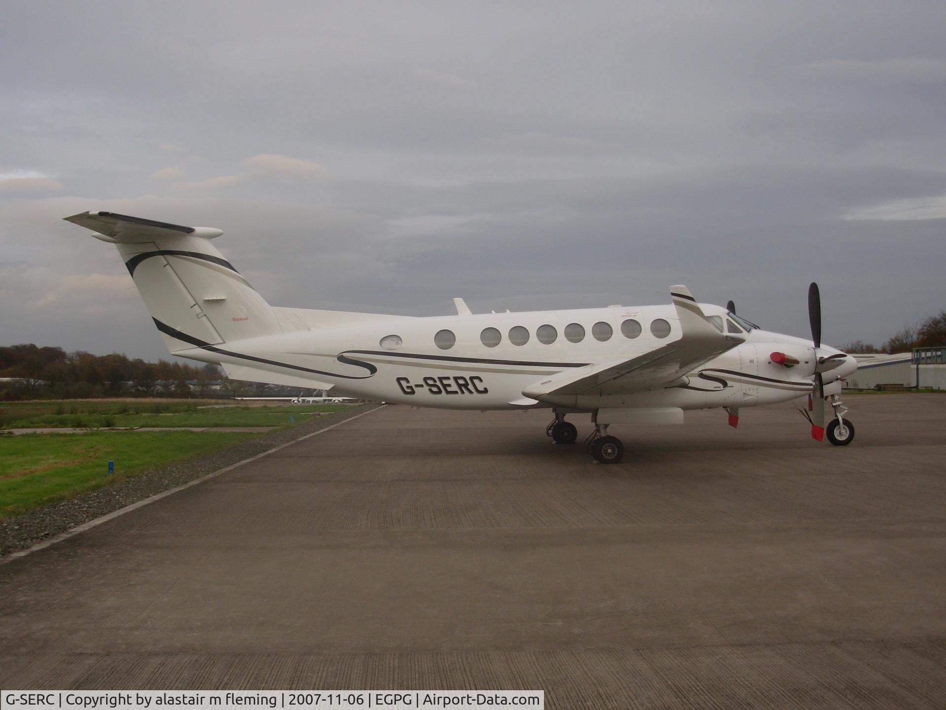 G-SERC, 2005 Beech Super King Air 350 C/N FL-438, beechcraft kingair at cumbernauld