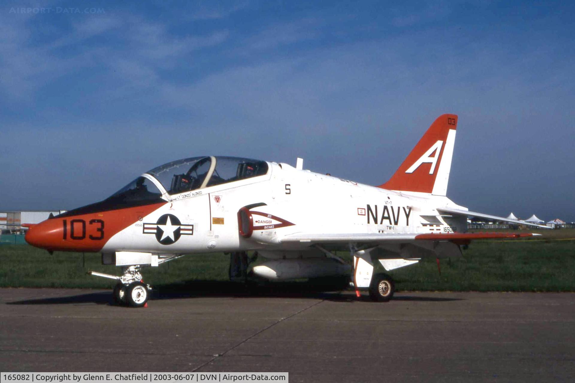 165082, McDonnell Douglas T-45C Goshawk C/N C003, T-45C at the Quad Cities Air Show