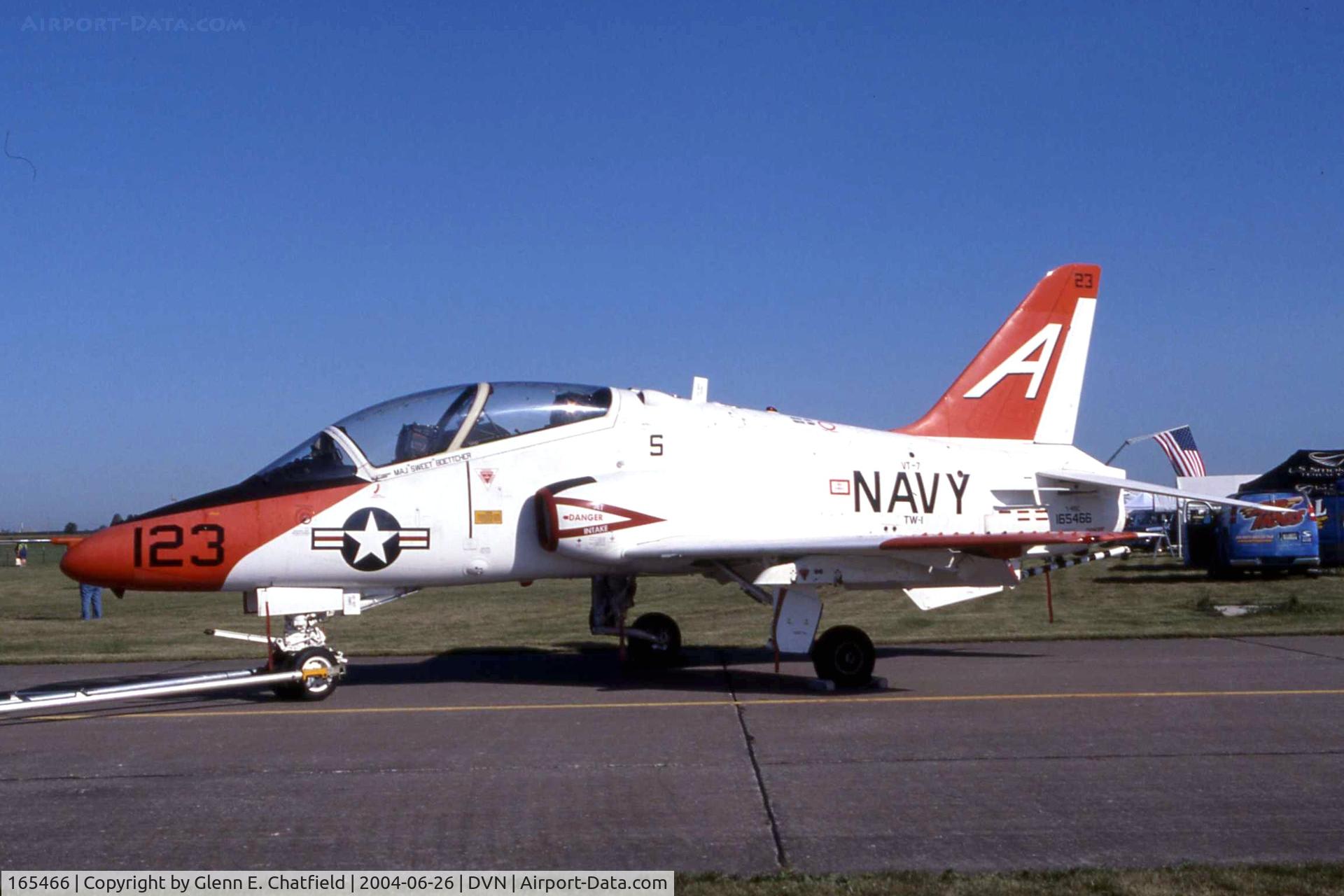 165466, Boeing T-45C Goshawk C/N C023, T-45C at the Quad Cities Air Show