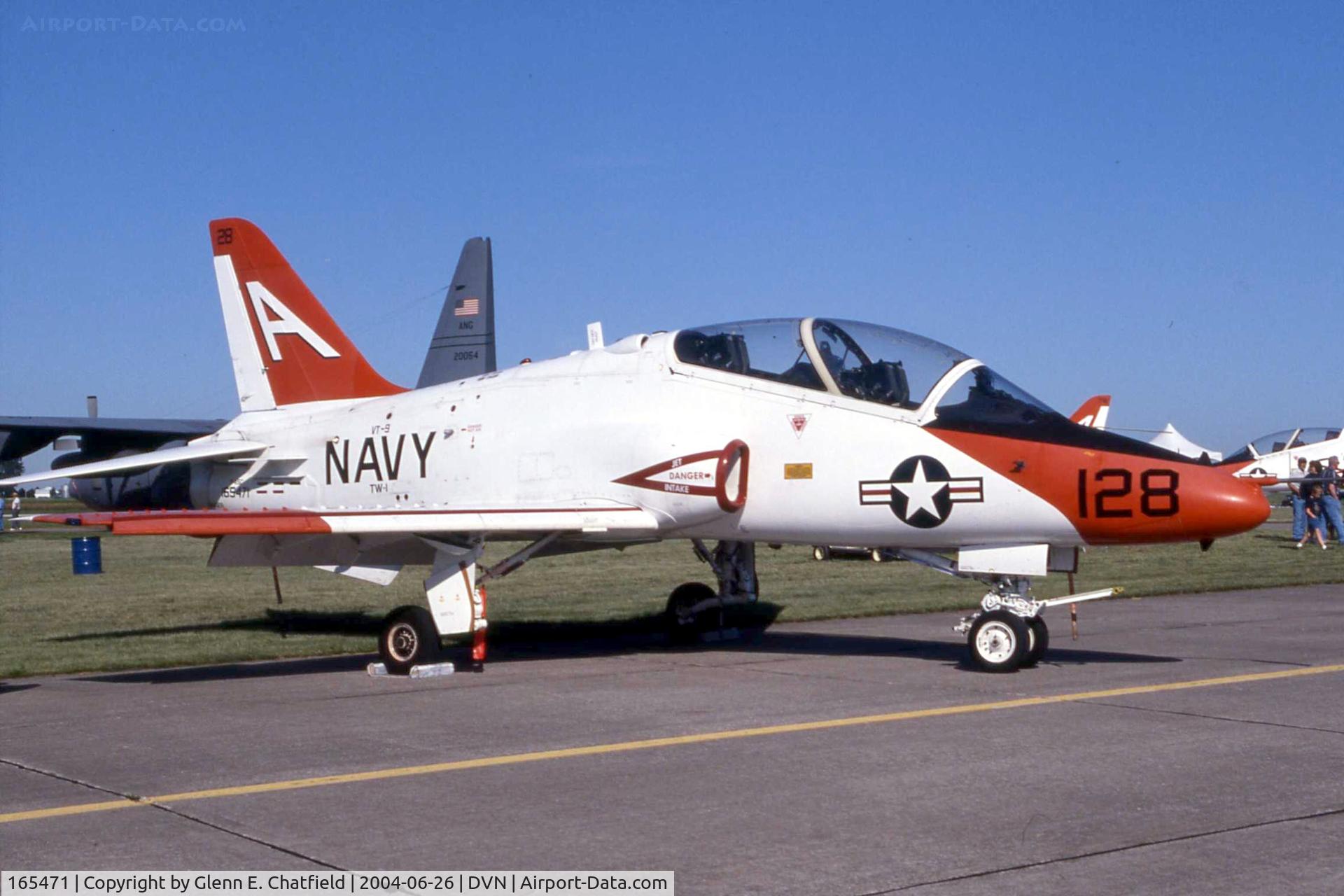 165471, Boeing T-45C Goshawk C/N C028, T-45C at the Quad Cities Air Show