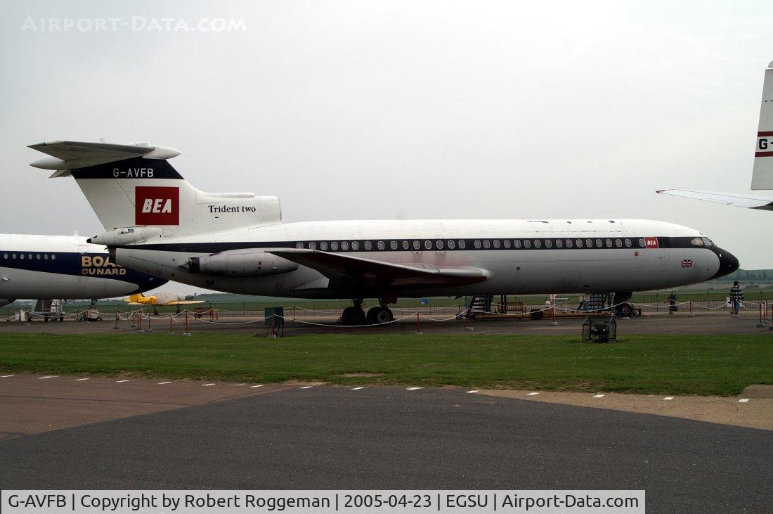 G-AVFB, 1967 Hawker Siddeley HS-121 Trident 2E C/N 2141, BEA.Preserved.