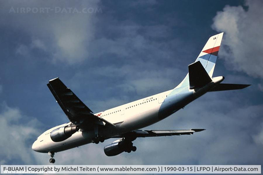 F-BUAM, 1975 Airbus A300B2-1C C/N 21, Air Inter landing at Orly