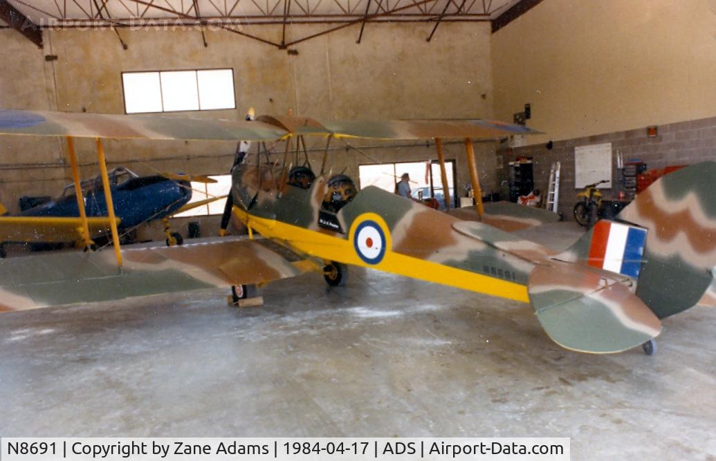 N8691, 1942 De Havilland DH-82A Tiger Moth II C/N 85130, At Dallas Addison