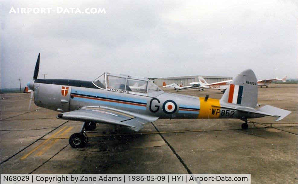 N68029, 1952 De Havilland DHC-1 Chipmunk 22 C/N C1/0737, At San Marcos, TX