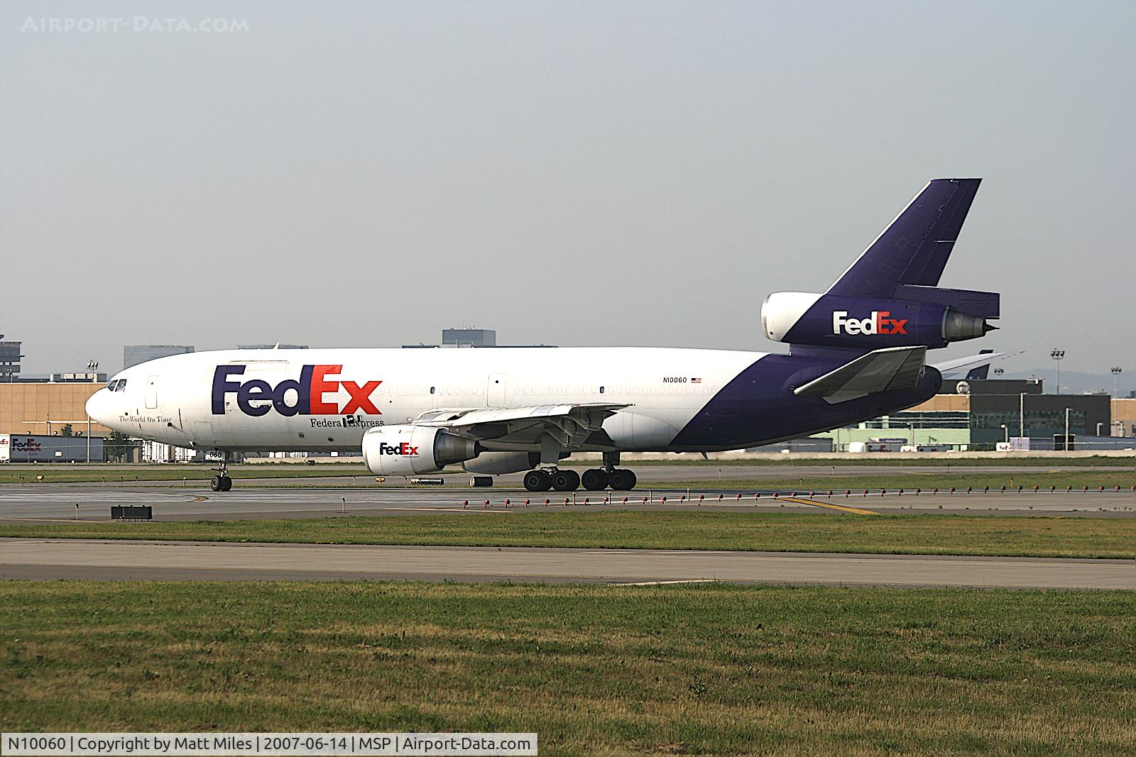 N10060, 1979 McDonnell Douglas DC-10-10 C/N 46970, Cleared for take-off 12R at MSP