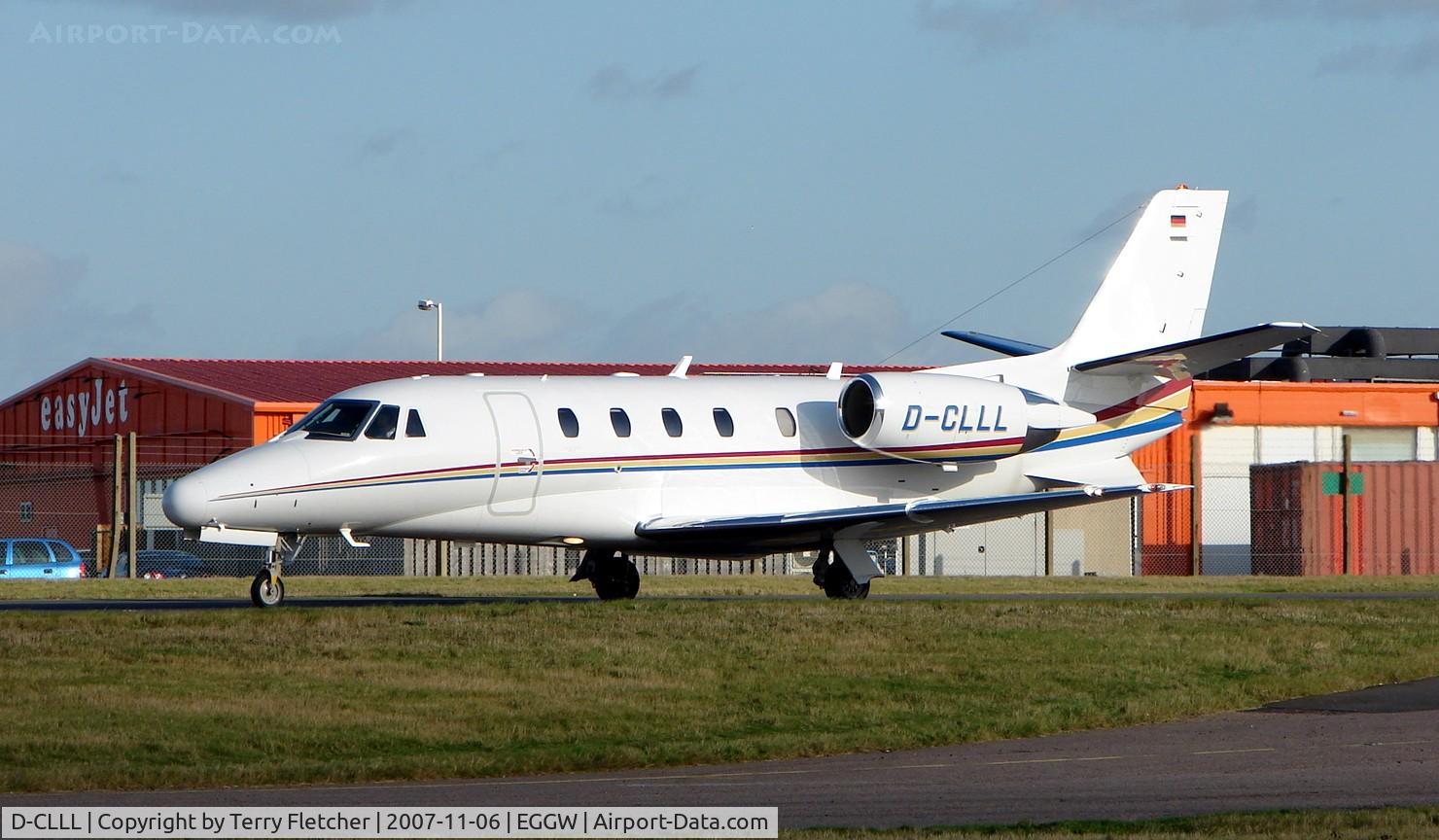 D-CLLL, Cessna 560XL Citation C/N 560-5722, New German Citation Excel at Luton