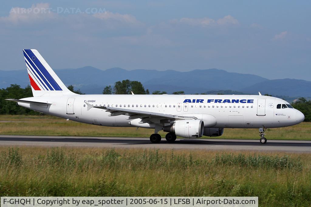 F-GHQH, 1990 Airbus A320-211 C/N 0156, departing to Paris ORY