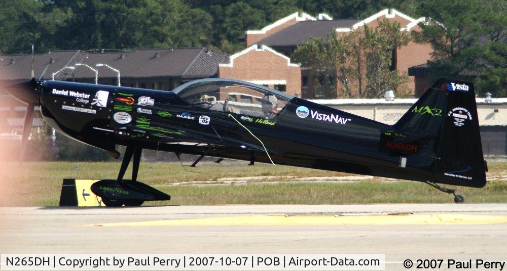 N265DH, 2007 MXR Technologies MX2 C/N 2, Rob Holland, just after his demo