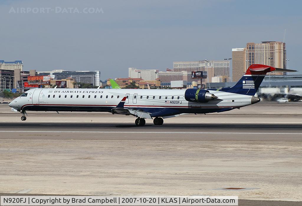 N920FJ, 2004 Bombardier CRJ-900ER (CL-600-2D24) C/N 15020, US Airways Express / 2004 Bombardier Inc CL600-2D24