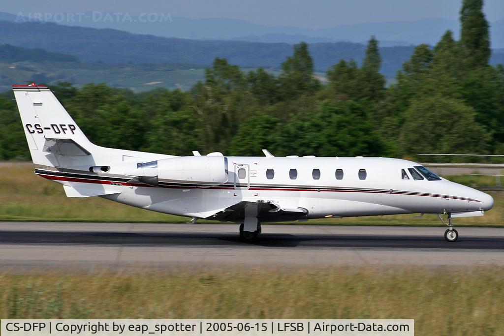 CS-DFP, 2003 Cessna 560 Citation Excel C/N 560-5315, departing on rwy 16