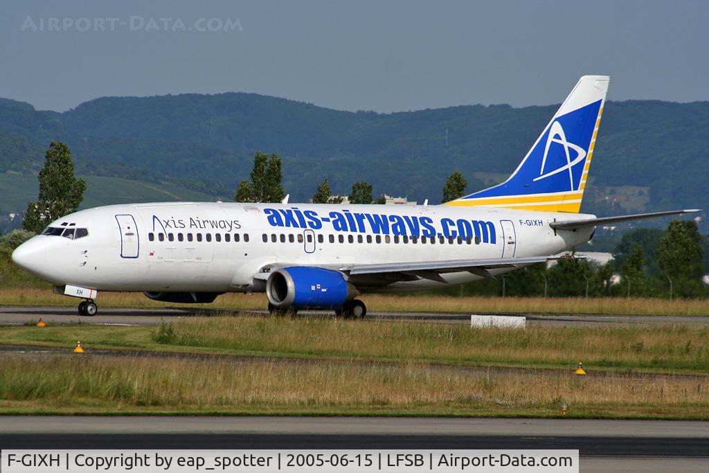 F-GIXH, 1987 Boeing 737-353 C/N 23788, taxi on bravo