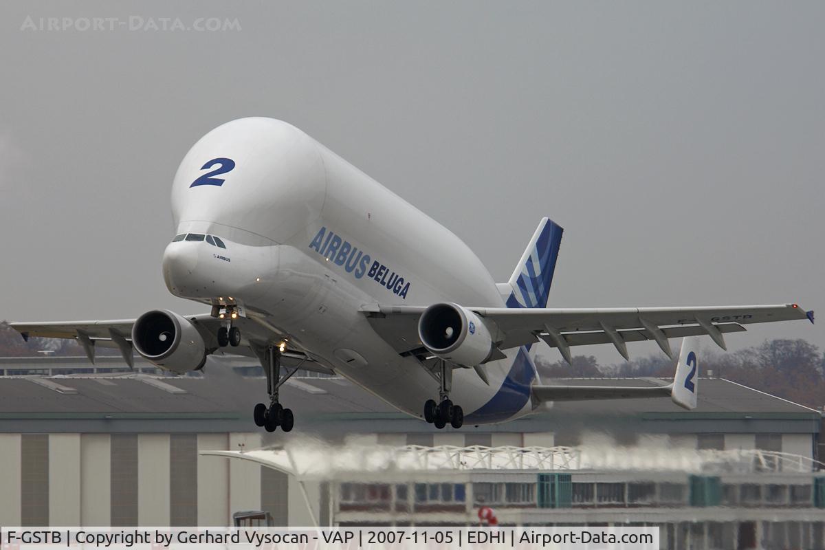 F-GSTB, 1996 Airbus A300B4-608ST Super Transporter C/N 751, what a big bird