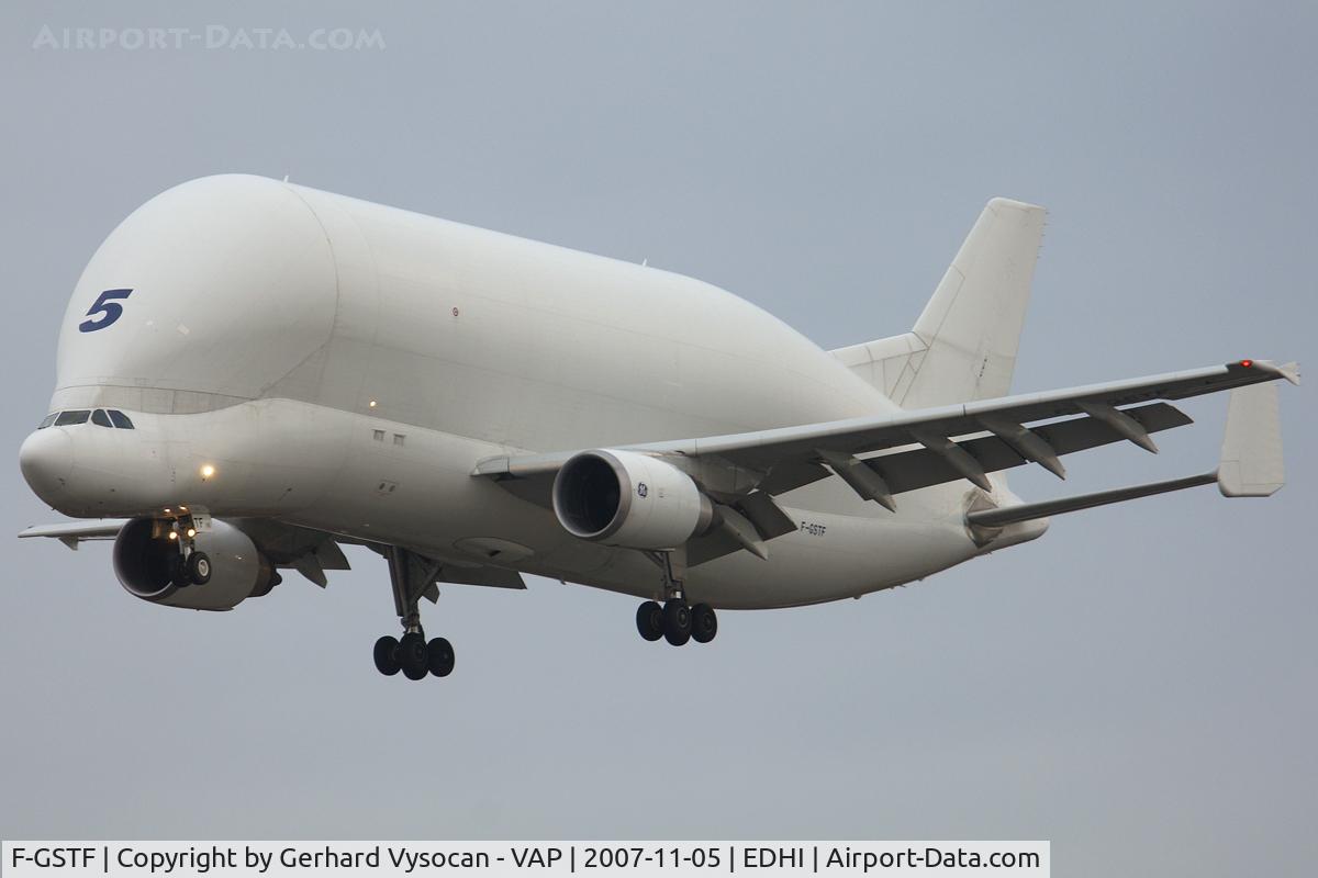 F-GSTF, 2000 Airbus A300B4-608ST Super Transporter C/N 796, what a big bird