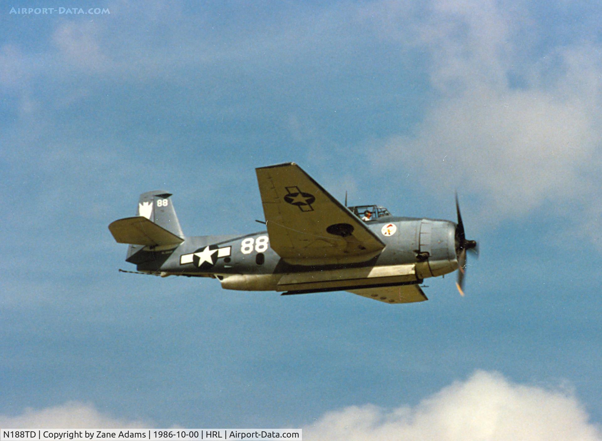 N188TD, 1945 Grumman TBM-3 Avenger C/N 53522, Howard Pardue's TBM at CAF Airsho 1986